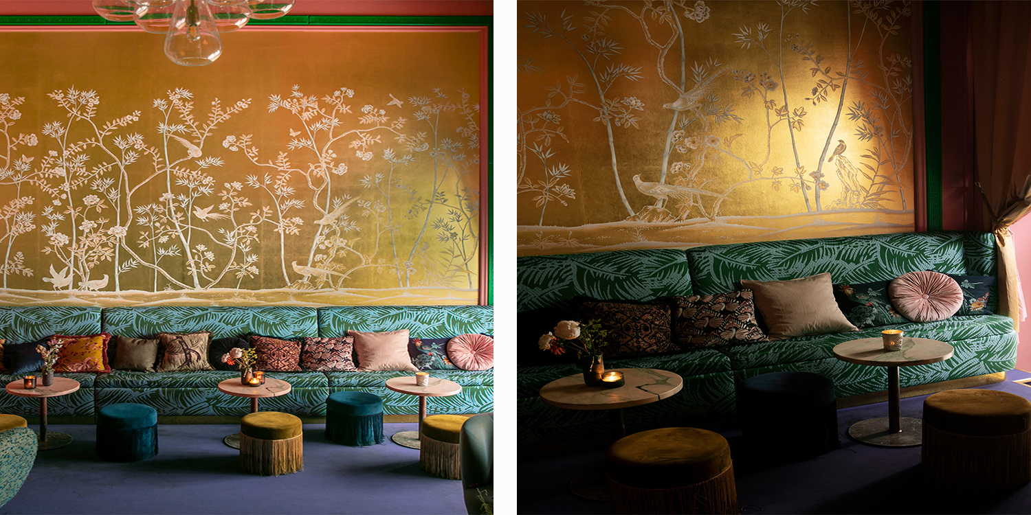 Обои ручная роспись Portobello Deep Rich Gold II - фото №2