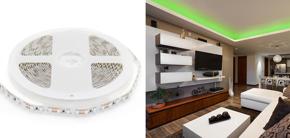 Светодиодная лента 9,6W/m 120LED/m 3528SMD зеленый 5M Светодиодная лента 9,6W/m 120LED/m 3528SMD зеленый 5M - Loft-Concept в Челябинске