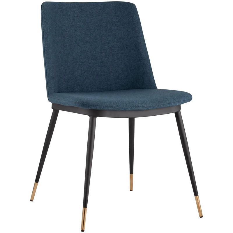 Стул Melissa Chair Синяя Рогожка Синий Черный Стул Melissa Chair Синяя Рогожка Синий Черный в Челябинске | Loft Concept