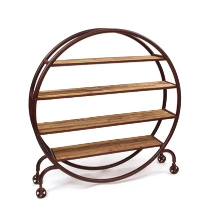 Стеллаж Industrial Metal Round Bookshelf Стеллаж Industrial Metal Round Bookshelf в Челябинске | Loft Concept