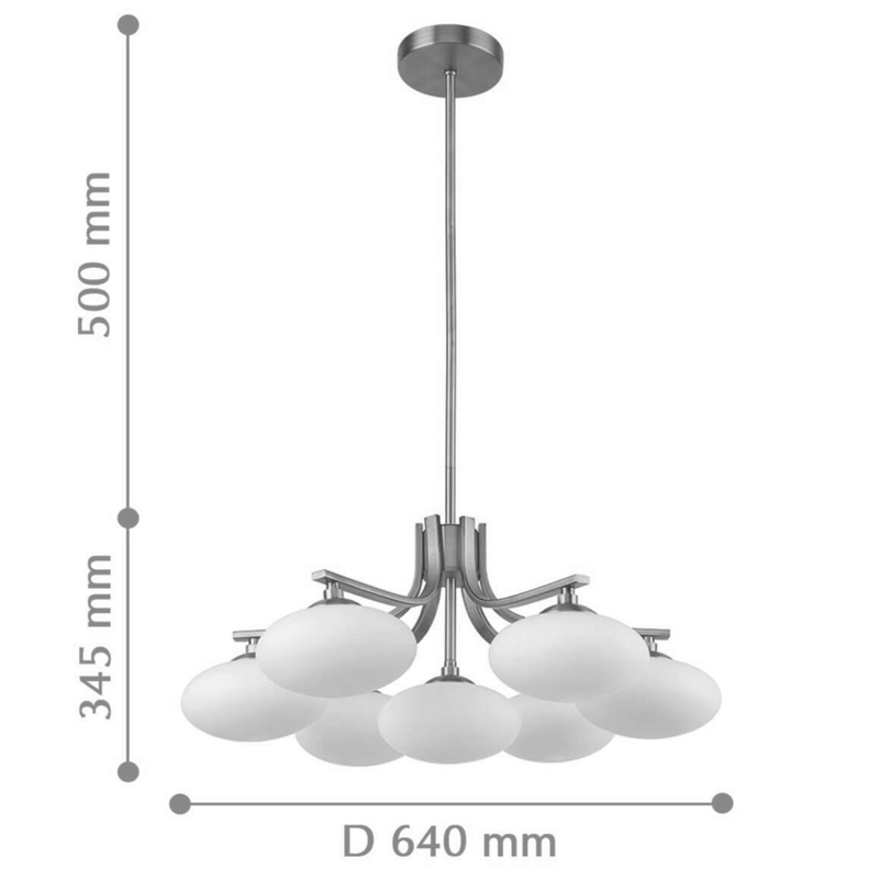 Oval Balls Mushrooms Chandelier 7 Brass Oval Balls Mushrooms Chandelier 7 Brass в Челябинске