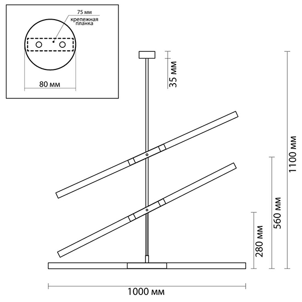 Светильник Gold Delta Light 6 lamp Светильник Gold Delta Light 6 lamp в Челябинске