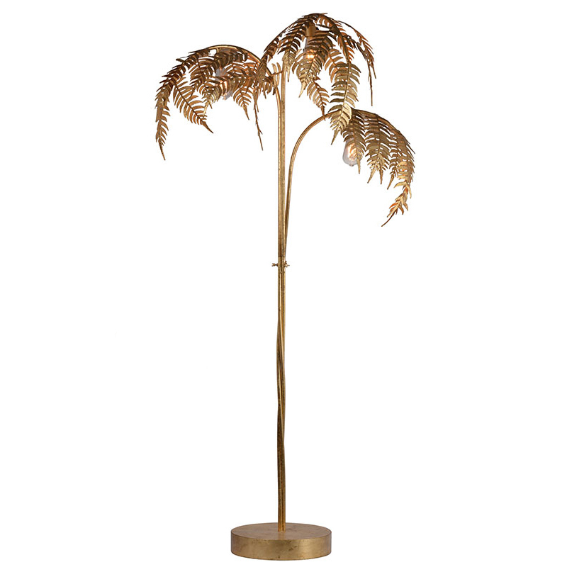 Торшер Thin Palm Floor Lamp Золотой Торшер Thin Palm Floor Lamp Золотой в Челябинске | Loft Concept