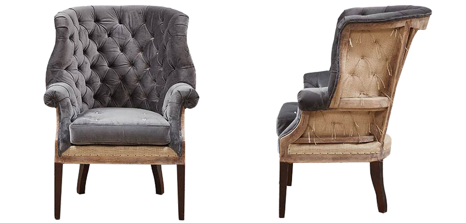 Кресло Gamilton Armchair Gray Кресло Gamilton Armchair Gray - Loft-Concept в Челябинске