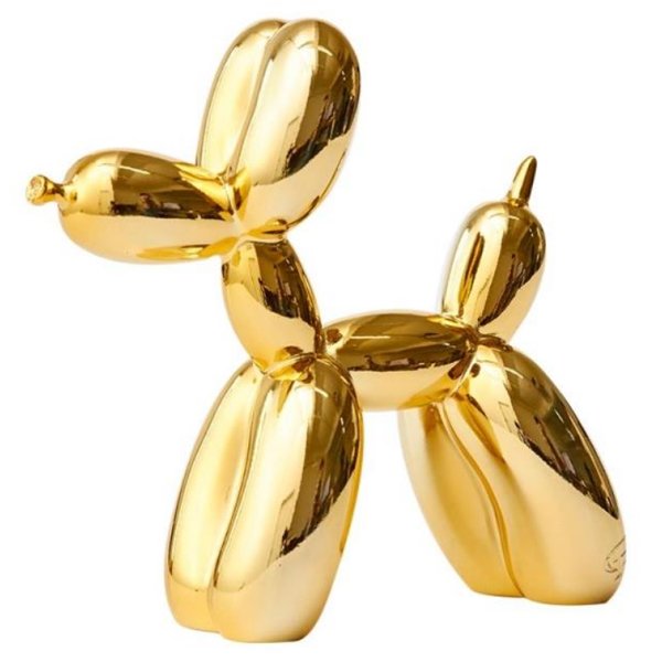 Статуэтка Jeff Koons Balloon Dog medium Gold Глянцевое золото Статуэтка Jeff Koons Balloon Dog medium Gold Глянцевое золото в Челябинске | Loft Concept
