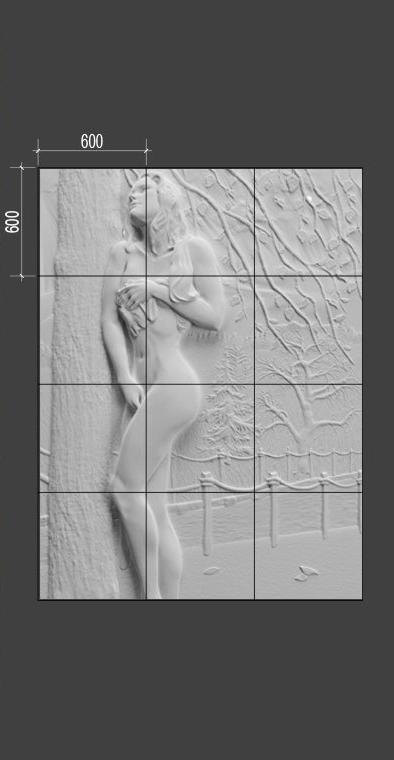 Барельеф NAKED Барельеф NAKED в Челябинске