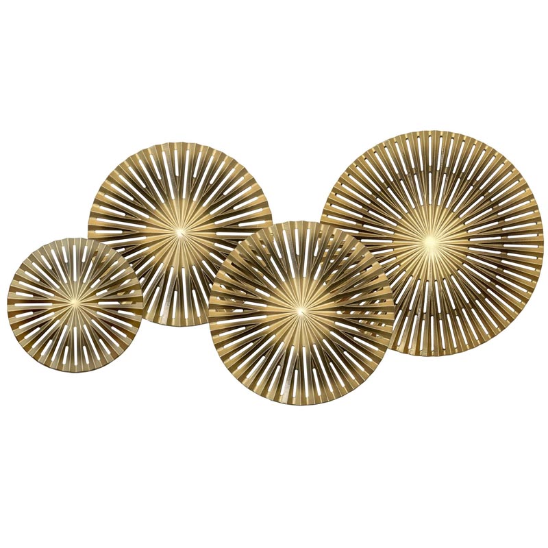Арт-объект Apollo Brown and Gold Wall Plaque Disc gap 4 Золотой Коричневый Арт-объект Apollo Brown and Gold Wall Plaque Disc gap 4 Золотой Коричневый в Челябинске | Loft Concept