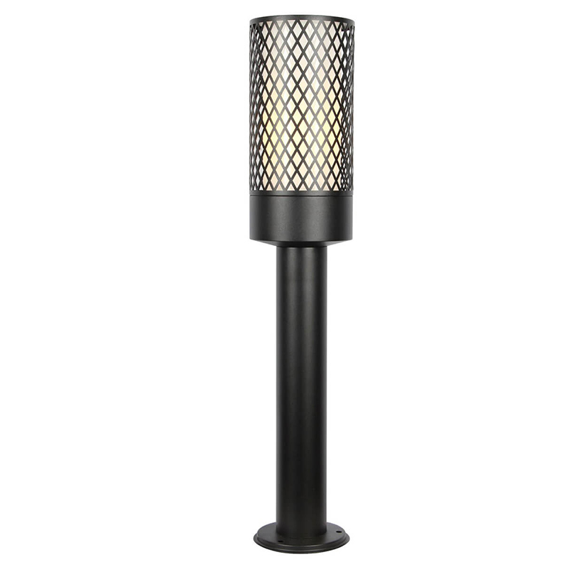 Уличный светильник Holger Street Lamp B Черный Белое матовое стекло Уличный светильник Holger Street Lamp B Черный Белое матовое стекло в Челябинске | Loft Concept