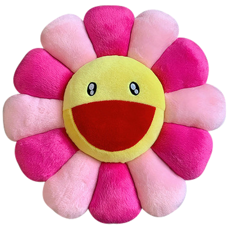 Подушка Takashi Murakami Pink Розовый Подушка Takashi Murakami Pink Розовый в Челябинске | Loft Concept