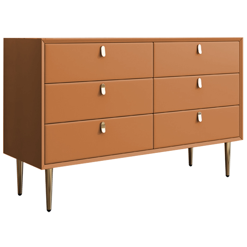Комод Olson Leather Chest of Drawers 120 Оранжевый Синий Бежевый Серый Светло-серый Розовый Белый Комод Olson Leather Chest of Drawers 120 Оранжевый Синий Бежевый Серый Светло-серый Розовый Белый в Челябинске | Loft Concept