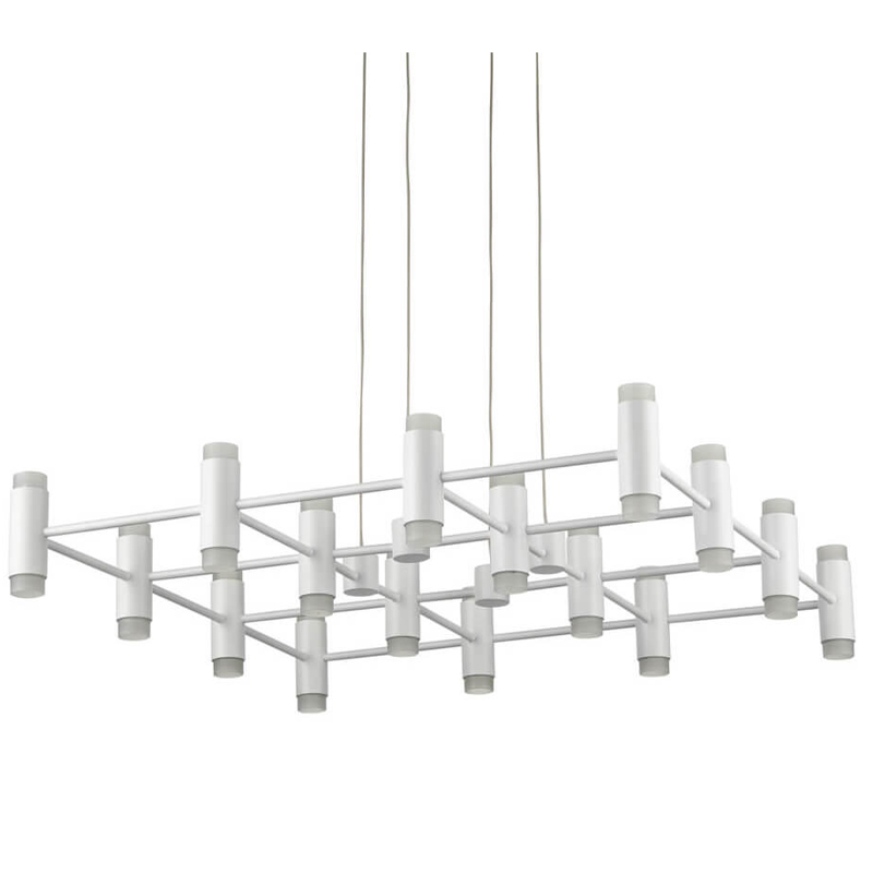 Люстра Rigor & Conciseness Lighting Round Plafond White Белый Люстра Rigor & Conciseness Lighting Round Plafond White Белый в Челябинске | Loft Concept