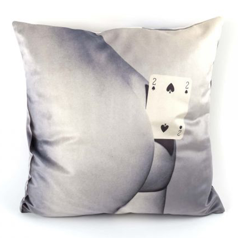 Подушка Seletti Cushion Two of spades Мульти Подушка Seletti Cushion Two of spades Мульти в Челябинске | Loft Concept