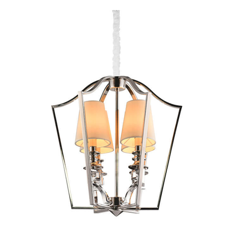 Люстра Art Lamp Beige nickel Никель Сатин Бежевый Люстра Art Lamp Beige nickel Никель Сатин Бежевый в Челябинске | Loft Concept