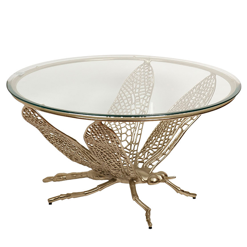 Приставной стол Dragonfly Table Золотой в Челябинске | Loft Concept 