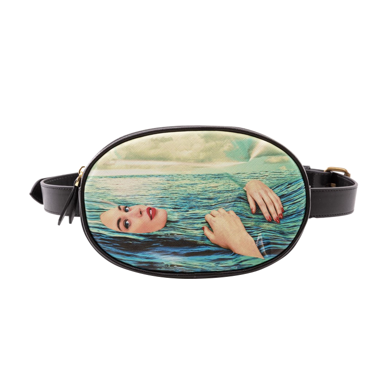 Поясная сумка Seletti Seagirl Черный Голубой Поясная сумка Seletti Seagirl Черный Голубой в Челябинске | Loft Concept