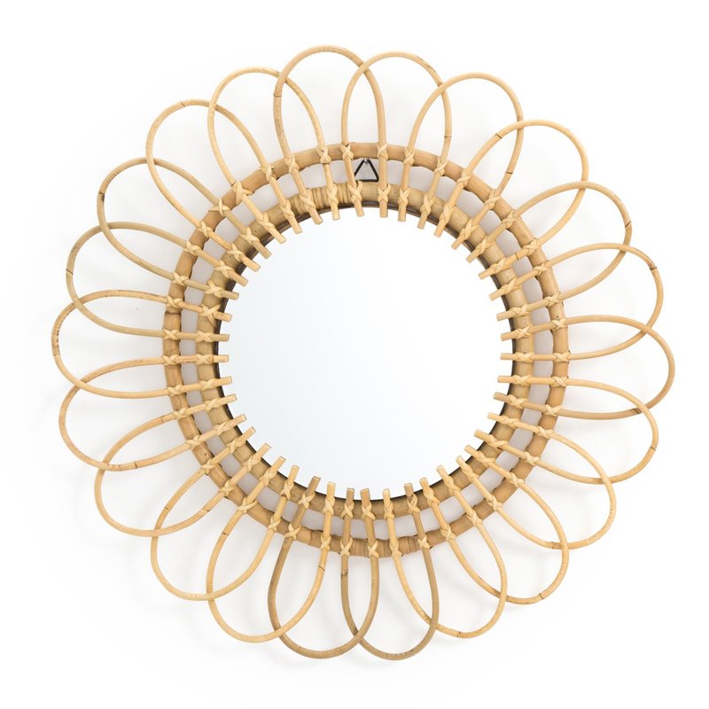 Зеркало Mirror Rattan Flower I  в Челябинске | Loft Concept 