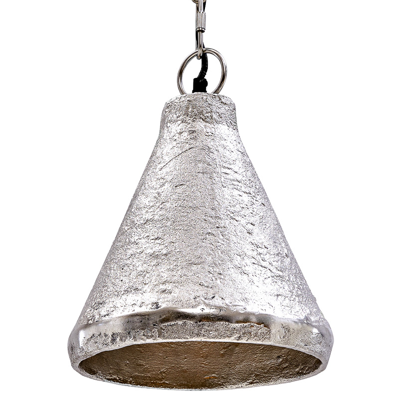 Подвесной светильник Rough Silver Pendant Серебряный Подвесной светильник Rough Silver Pendant Серебряный в Челябинске | Loft Concept