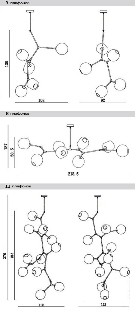 Люстра Branching Bubble Chandelier Люстра Branching Bubble Chandelier в Челябинске