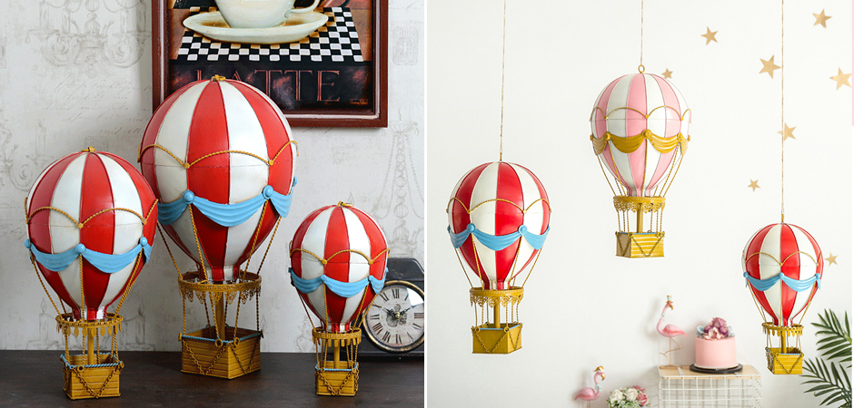 Аксессуар подвесной Металлический воздушный шар L - фото №1