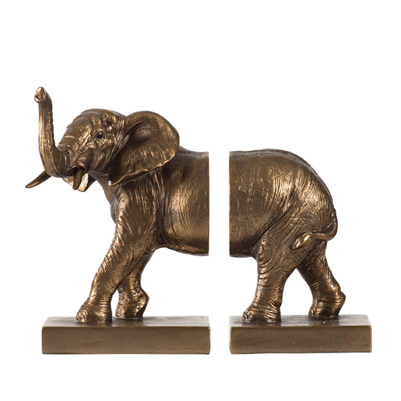 Держатель для книг Animal Figures слон Бронза Держатель для книг Animal Figures слон Бронза в Челябинске | Loft Concept