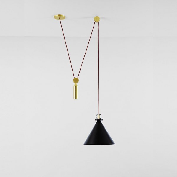 Подвесной светильник Shape up Pendant Cone Black Черный Подвесной светильник Shape up Pendant Cone Black Черный в Челябинске | Loft Concept