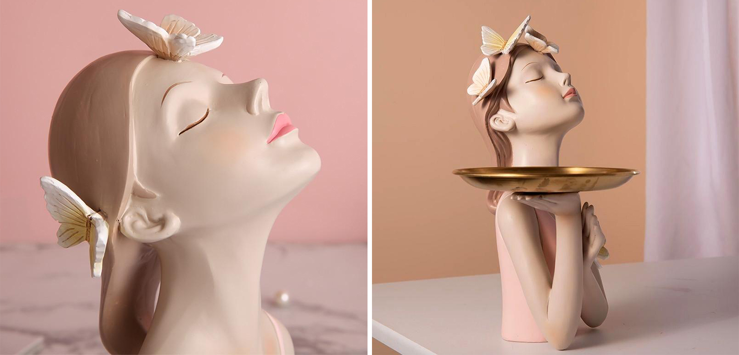 Статуэтка Butterfly Girl Tray - фото