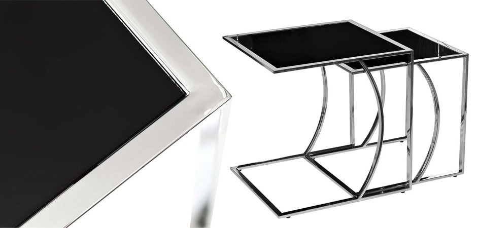 Приставной стол Metal Crescent Side Table Chromium Приставной стол Metal Crescent Side Table Chromium - Loft-Concept в Челябинске