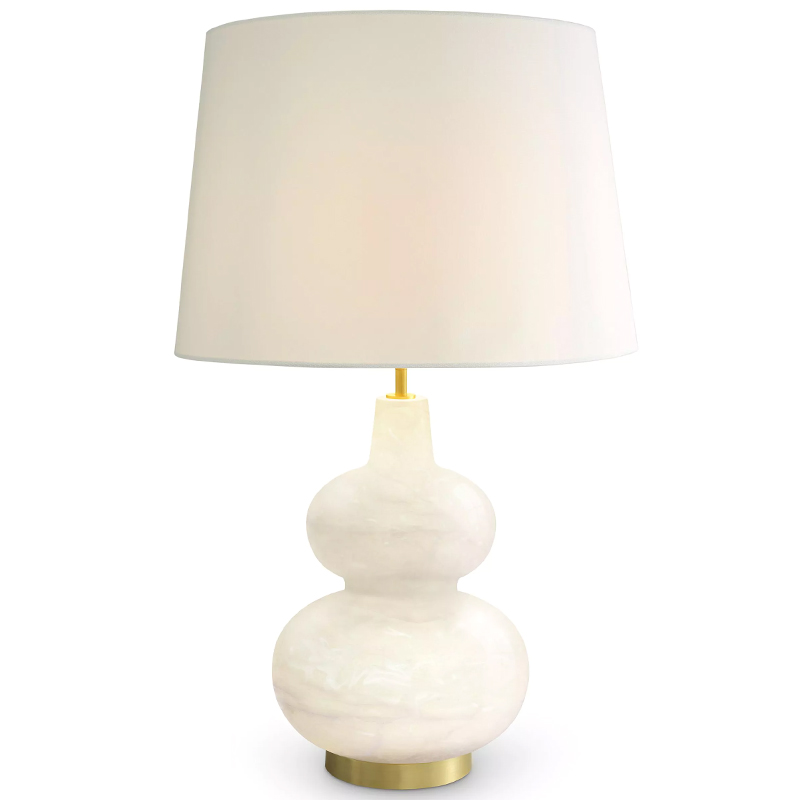 Настольная лампа Eichholtz Table Lamp Cavo Бежевый Латунь Настольная лампа Eichholtz Table Lamp Cavo Бежевый Латунь в Челябинске | Loft Concept