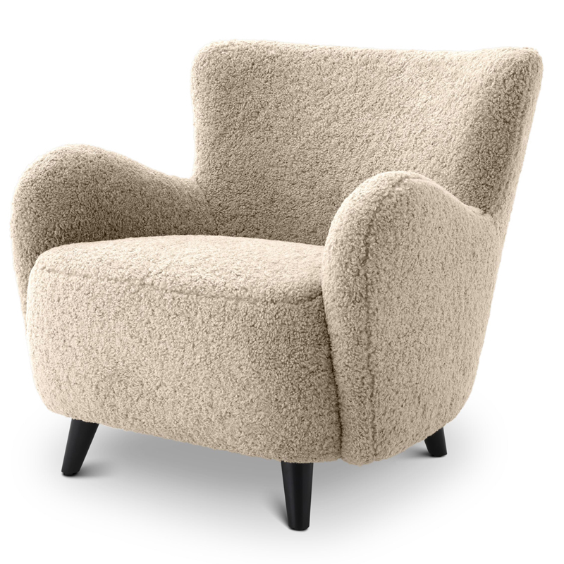 Кресло Eichholtz Chair Svante s Песочный Черный Кресло Eichholtz Chair Svante s Песочный Черный в Челябинске | Loft Concept