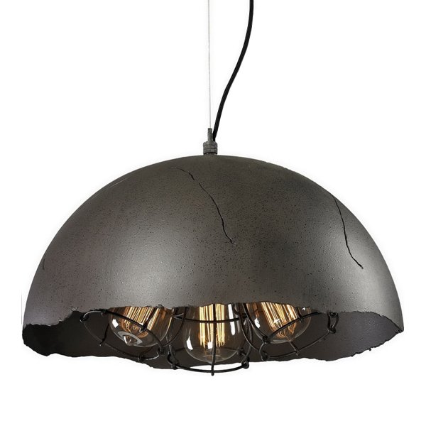Подвесной светильник Uneven Edge Loft Pendant lamp 3 Графит Подвесной светильник Uneven Edge Loft Pendant lamp 3 Графит в Челябинске | Loft Concept