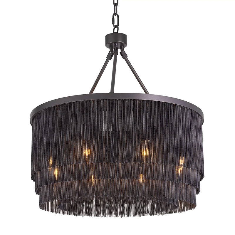 Люстра Eichholtz Chandelier Tissot S Темная бронза Люстра Eichholtz Chandelier Tissot S Темная бронза в Челябинске | Loft Concept