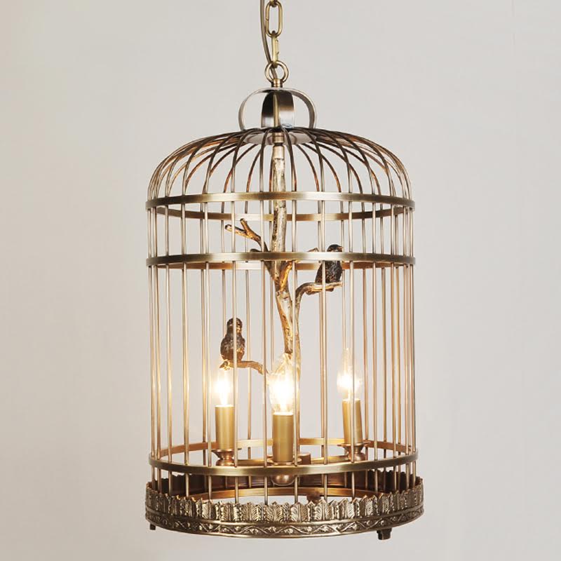 Люстра BirdCage tree Латунь Люстра BirdCage tree Латунь в Челябинске | Loft Concept