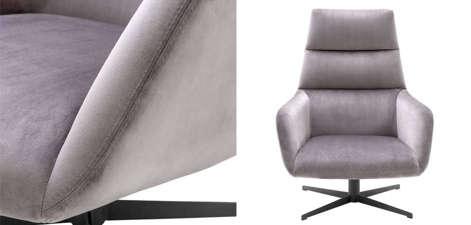 Кресло Eichholtz Swivel Chair & Ottoman Nautilus Кресло Eichholtz Swivel Chair & Ottoman Nautilus - Loft-Concept в Челябинске