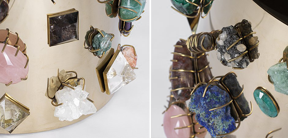 Табурет с полудрагоценными камнями Kelly Wearstler BEJEWELED STOOL Табурет с полудрагоценными камнями Kelly Wearstler BEJEWELED STOOL - Loft-Concept в Челябинске
