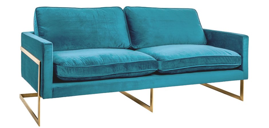 Диван бархатный Accent Velvet Sofa Диван бархатный Accent Velvet Sofa - Loft-Concept в Челябинске