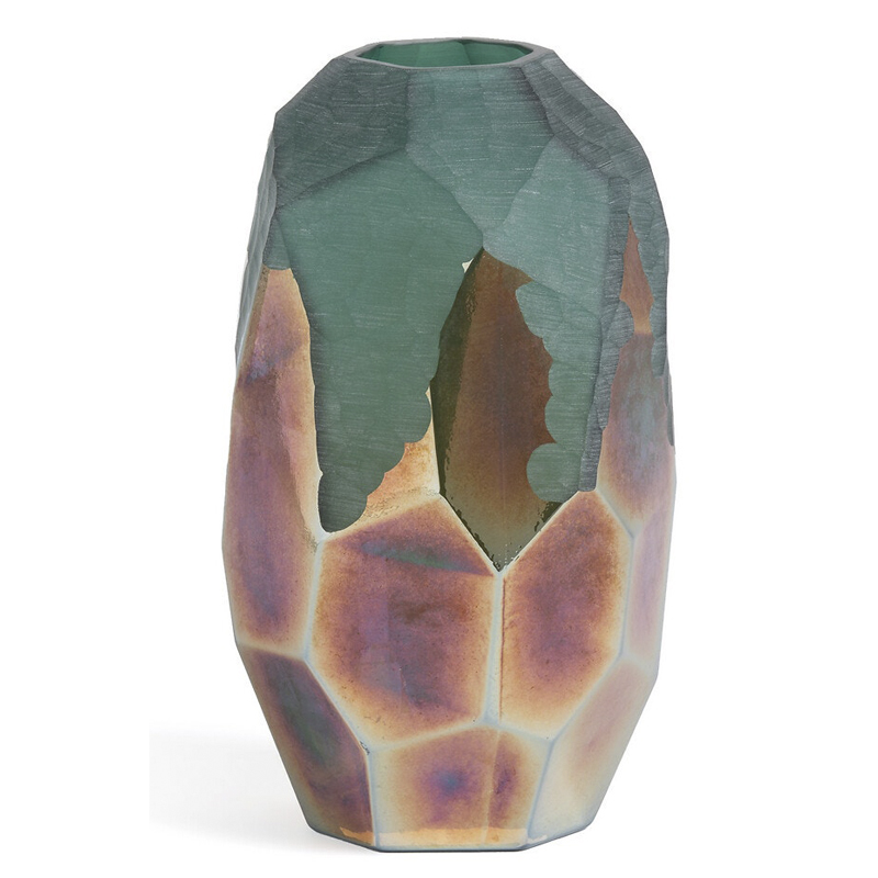 Ваза Giacomo Vase 30 Зеленый Золотой Ваза Giacomo Vase 30 Зеленый Золотой в Челябинске | Loft Concept