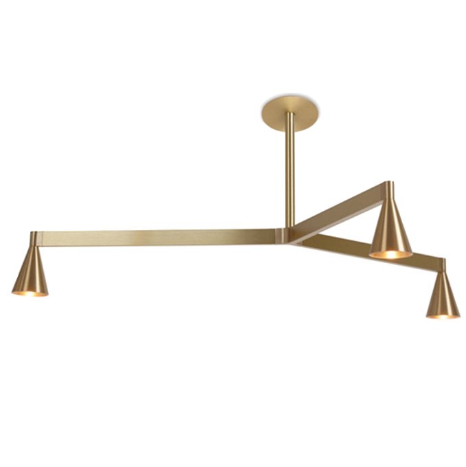 Люстра Austere Ceiling Light Латунь в Челябинске | Loft Concept 