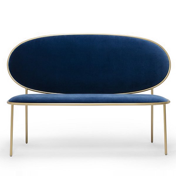 Диван STAY BENCH BY NIKA ZUPANC Золотой в Челябинске | Loft Concept 