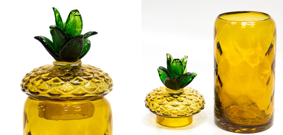 Ваза с крышкой Pineapple Transparent Amber L Ваза с крышкой Pineapple Transparent Amber L - Loft-Concept в Челябинске