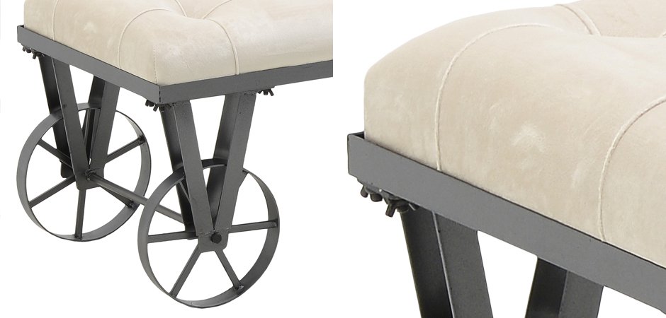 Банкетка Bench Seat Loft white Банкетка Bench Seat Loft white - Loft-Concept в Челябинске
