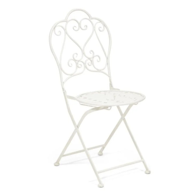 Стул Forged Patterns Love White Белый Стул Forged Patterns Love White Белый в Челябинске | Loft Concept