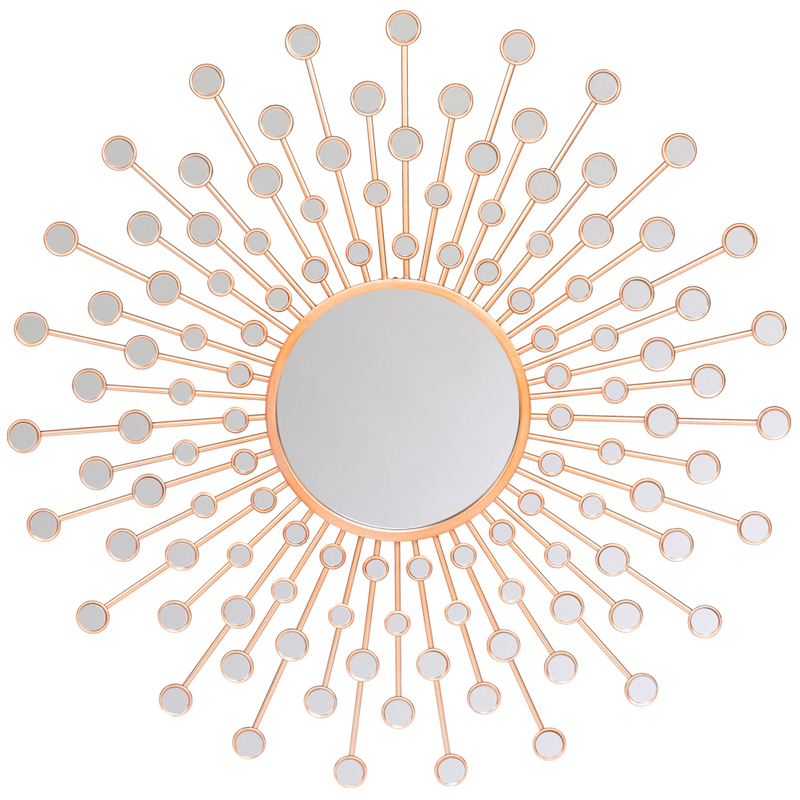 Зеркало Sun Drops Rose Gold Mirror Зеркало Sun Drops Rose Gold Mirror в Челябинске | Loft Concept