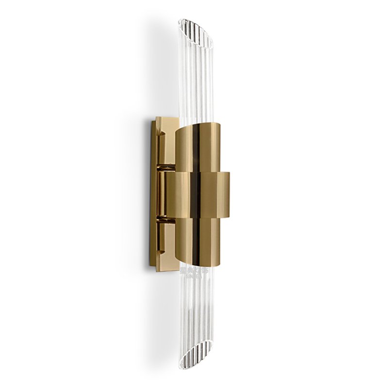 Бра Tycho Small Wall Light from Covet Paris Глянцевое золото Прозрачное Стекло Бра Tycho Small Wall Light from Covet Paris Глянцевое золото Прозрачное Стекло в Челябинске | Loft Concept