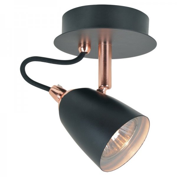Спот Copper Spot 1 Черный Спот Copper Spot 1 Черный в Челябинске | Loft Concept