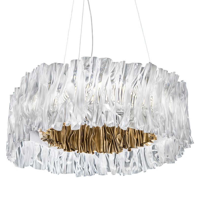Дизайнерская Плиссированная люстра Pleated Chandelier Золотой Дизайнерская Плиссированная люстра Pleated Chandelier Золотой в Челябинске | Loft Concept
