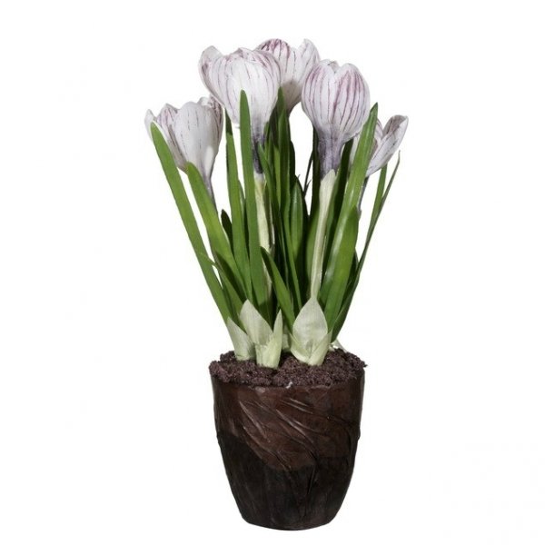 Декоративный искусственный цветок Purple Crocuses Декоративный искусственный цветок Purple Crocuses в Челябинске | Loft Concept