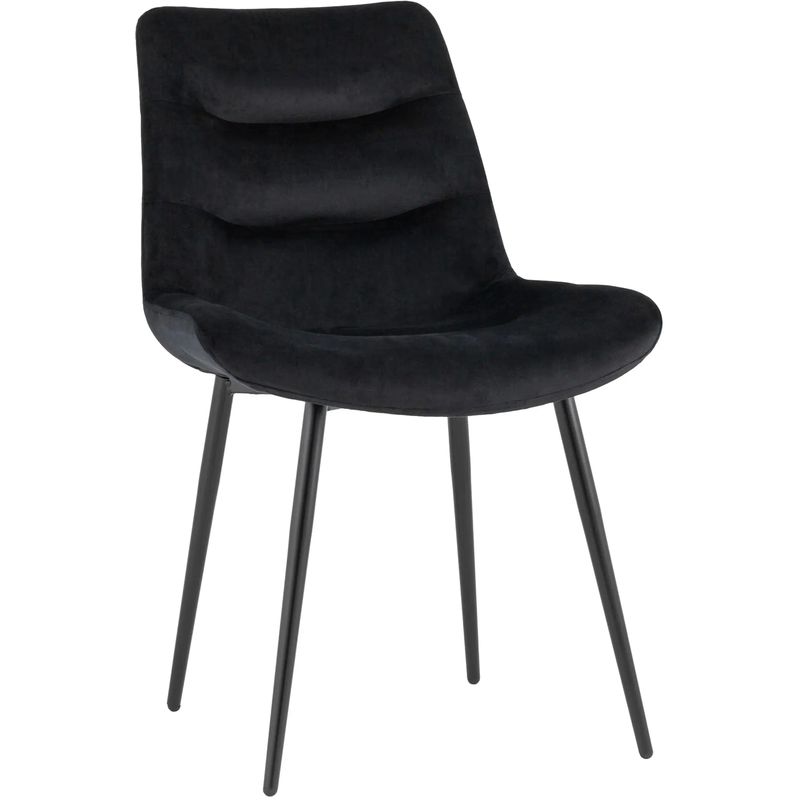 Стул Austin Chair Черный Велюр Черный в Челябинске | Loft Concept 