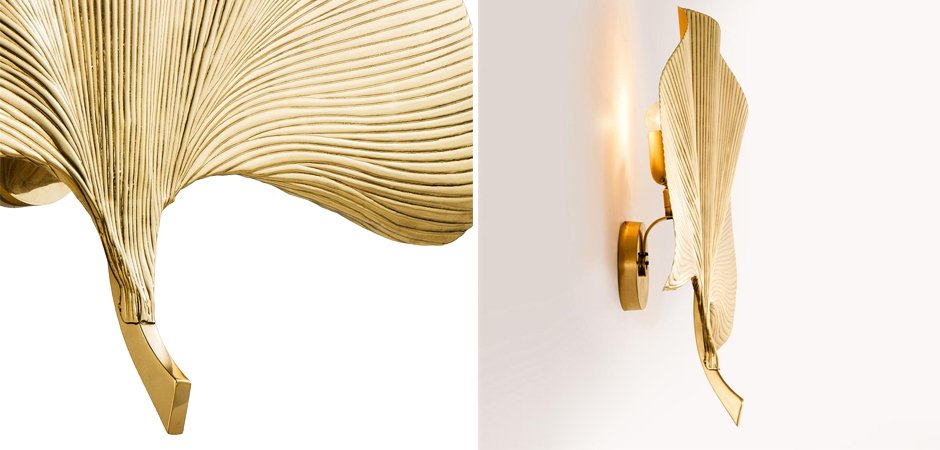 Бра Eichholtz Wall Lamp Las Palmas Gold 110468 Бра Eichholtz Wall Lamp Las Palmas Gold 110468 - Loft-Concept в Челябинске
