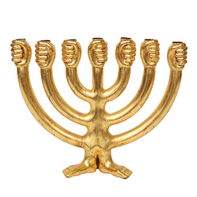 Подсвечник Menorah Глянцевое золото Подсвечник Menorah Глянцевое золото в Челябинске | Loft Concept