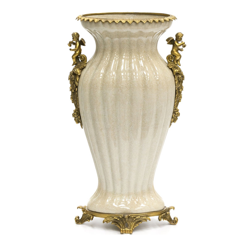 Ваза Bronze Angel Vase Бронза Бежевый Ваза Bronze Angel Vase Бронза Бежевый в Челябинске | Loft Concept
